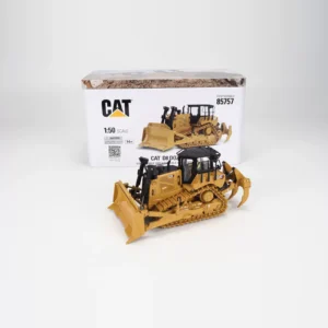 DM 1:50 CAT D8 Dozer Caterpillar Crawler Bulldozer Alloy Construction Vehicle Model 85757