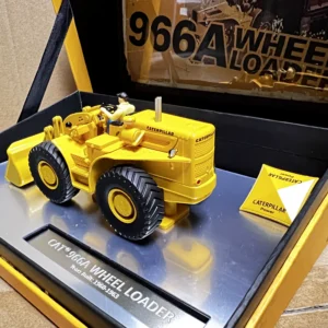 DM 1:50 CAT 966A Caterpillar Wheel Loader Alloy Forklift Construction Vehicle Model 85579 - 图片 4