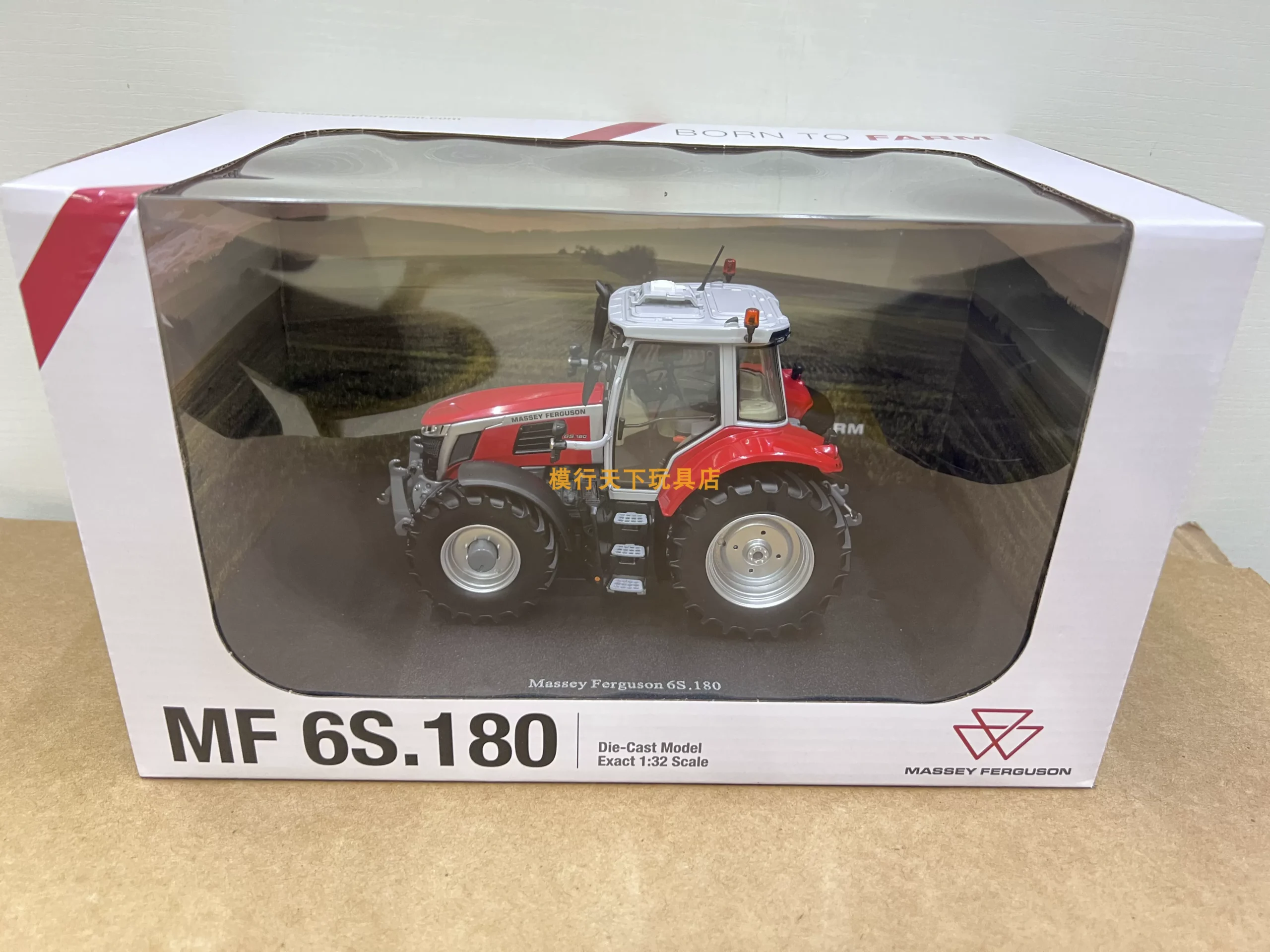 UH6459 1:32MASSEY FERGUSON 6S.180RED Massey Ferguson Tractor Alloy Model - 图片 2