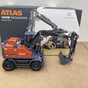 ATLAS 185W Atlas Wheel Excavator Alloy Engineering Vehicle Model 1:32 Black Limited Edition - 图片 3