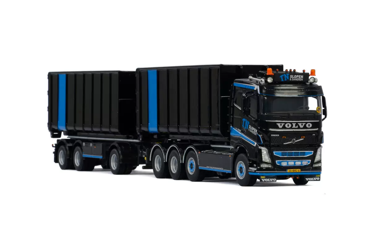 WSI 1??50 VOLVO FH 4 8X2 Volvo Truck Trailer with Trailer Alloy Model 01-2139 - 图片 3