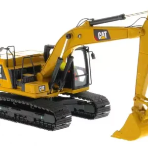 DM 1:50 CAT 320 Hydraulic Caterpillar excavator alloy excavator engineering vehicle model 85569 - 图片 4