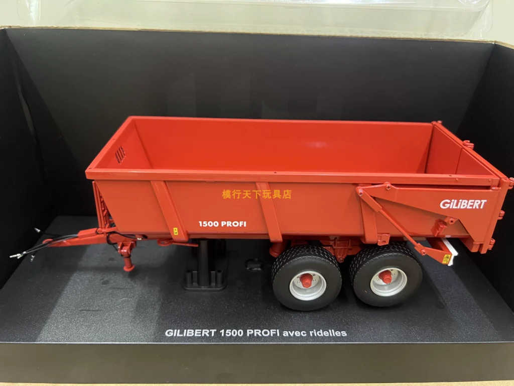 UH6868 1:32 GILIBERT 1500 Geely Bell Tractor Dump Trailer Alloy Model