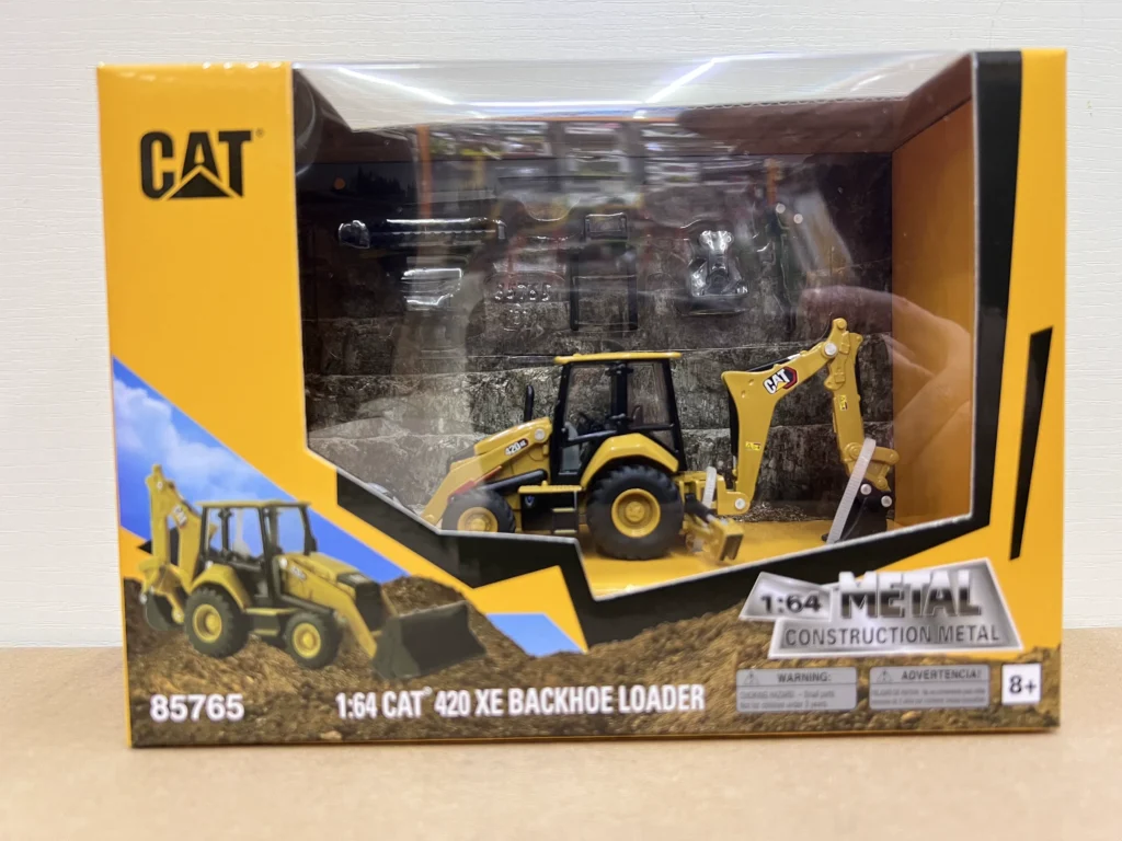 DM 1:64 CAT 420 XE Caterpillar Backhoe Loader Alloy Engineering Model 85765