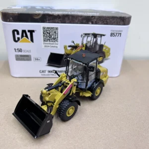 DM 1:50 CAT 906 Caterpillar Wheel Loader Alloy Construction Truck Forklift Model 85771