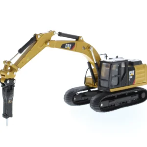 DM 1:64 CAT 320F L Caterpillar Excavator Broken Shear Clamp Engineering Vehicle Model 85636 - 图片 3