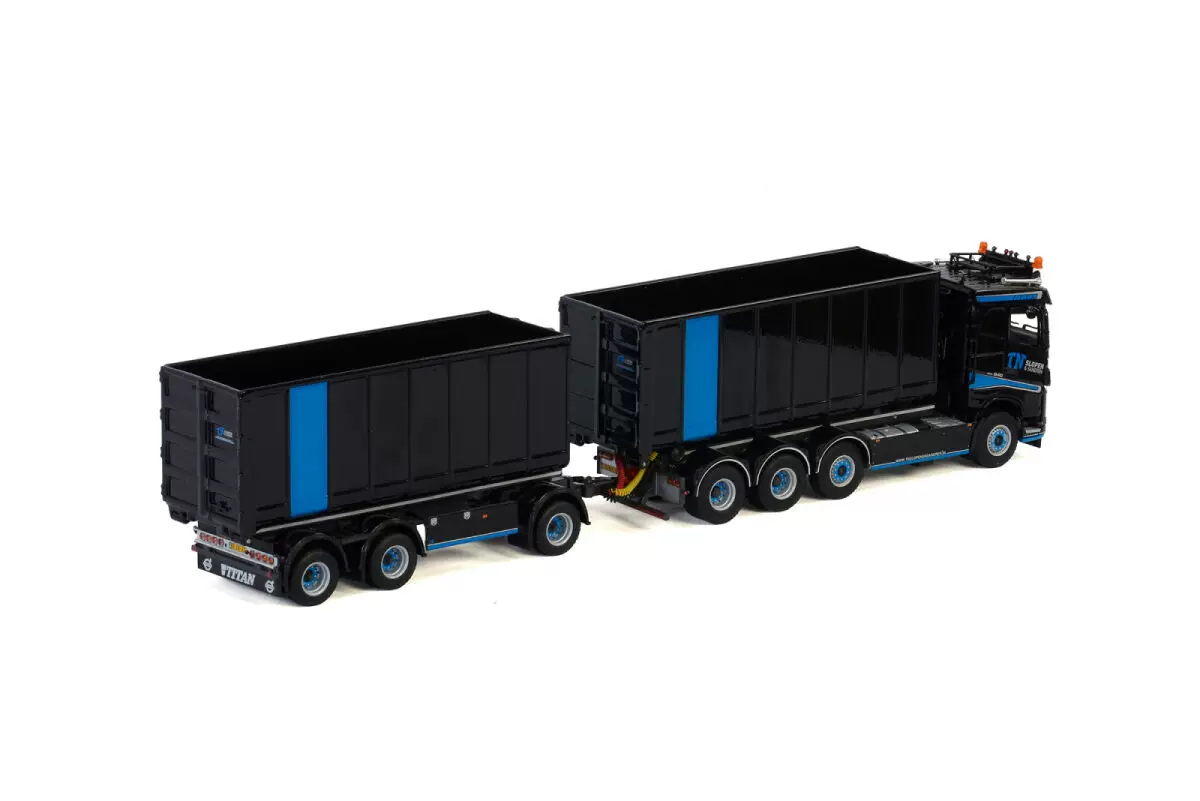 WSI 1??50 VOLVO FH 4 8X2 Volvo Truck Trailer with Trailer Alloy Model 01-2139 - 图片 2
