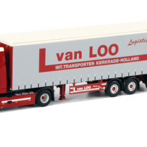 WSI 1:50 VOLVO FH 12 Volvo Trucks Container Truck Curtain Trailer Alloy Model 9673