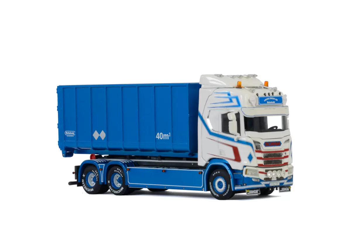 WSI 1??50SCANIA R CR20H 6X2 Scania truck mud head car alloy model 01-2914 - 图片 3