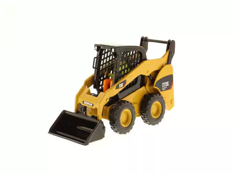 DM 1:32 CAT 272C Caterpillar Skid Steer Loader Alloy Forklift Engineer Vehicle Model 85167