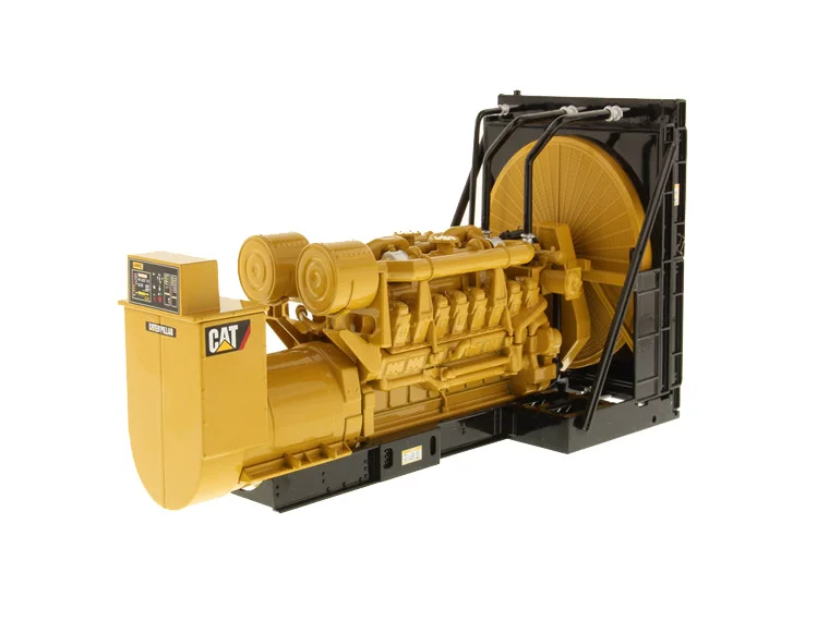 DM 1:25 CAT 3516B Caterpillar Engine Generator Alloy Engineering Vehicle Engine Model 85100