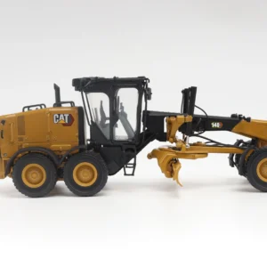 DM 1:50 CAT 140 Caterpillar self-propelled grader alloy construction truck forklift model 85794 - 图片 3