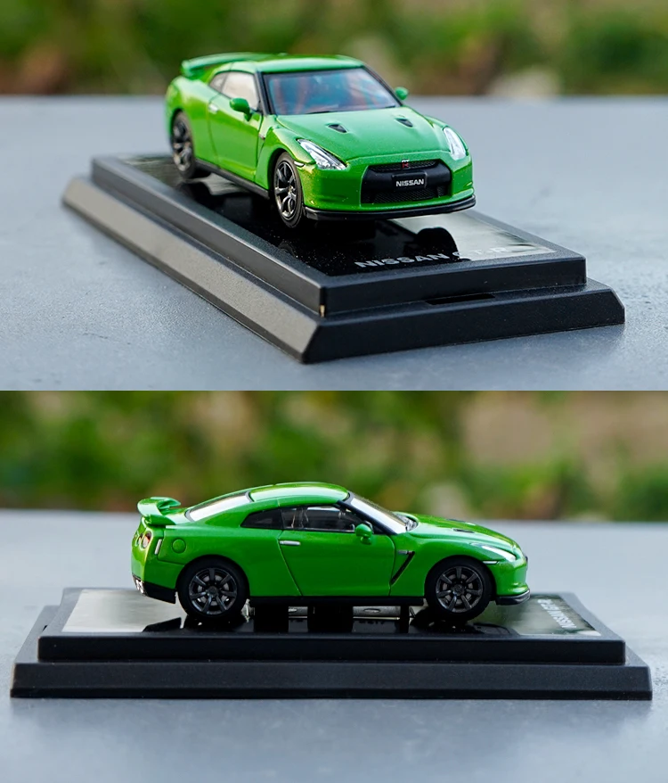 1: 64 GTR GT-R R35 GT500 racing alloy car model Toys Gifts Collection Children