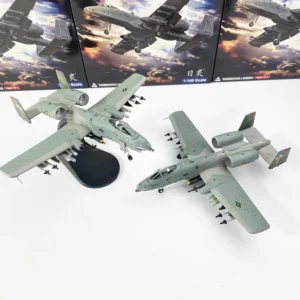 1/100 United States A-10 Thunderbolt Ii Attack Aircraft A10 Tiger Shark Squadron Alloy Aircraft Model Collection - 图片 2