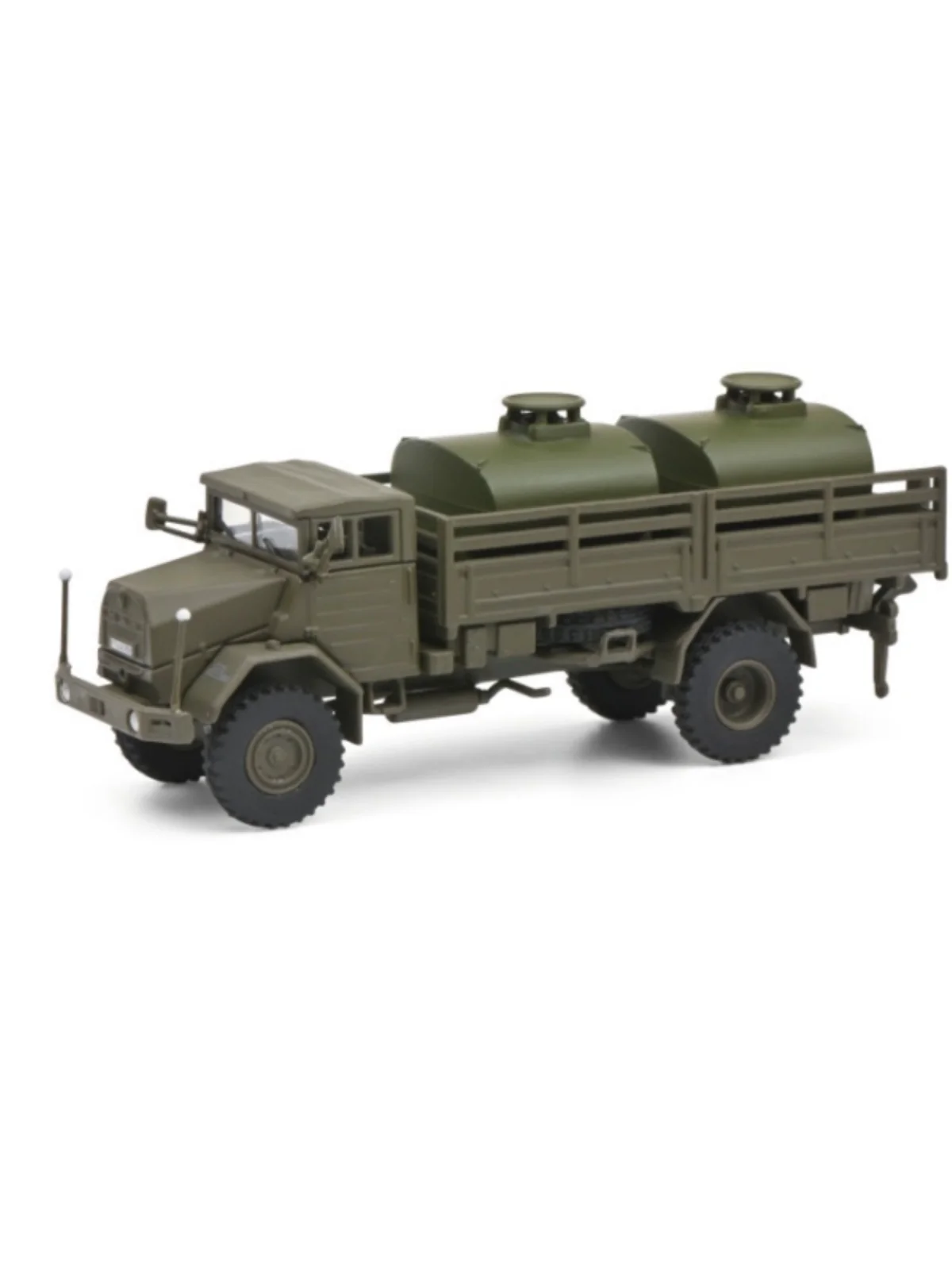1:87 Tank Truck 5to Gl Oil Tank Truck Army Truck Alloy Model - 图片 1