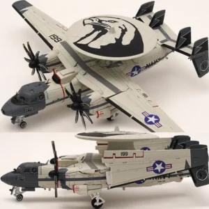 Diecast Metal Alloy 1/144 Scale E-2C E2 E-2D Hawkeye Early Warning Plane Aircraft Airplane Replica Model Toy For Collection