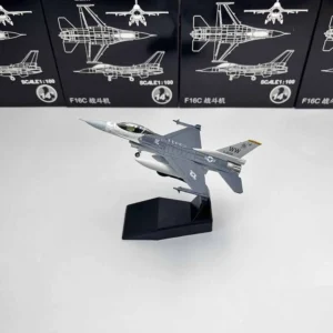 Amer 1/100 Usa F16 Alloy Fighter F-16c Alloy Simulation Static Airplane Model