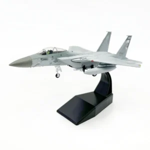 Diecast 1/100 F-15C F15 F15C Eagle Shark Fighter Simulation Alloy Finished Aircraft Model Collection Toy - 图片 1