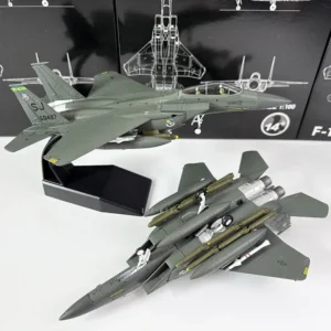 1/100 Usa F-15e Fighter F15 Gulf War Mig Killer Alloy Aircraft Model