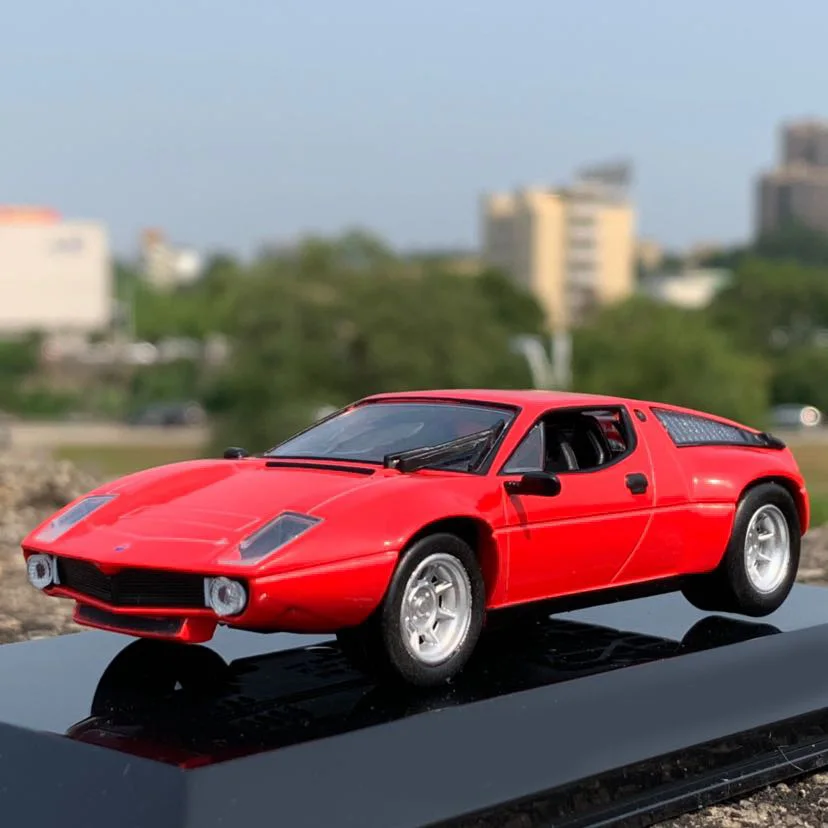 1:43 alloy sports car model red collection for Children's Day gifts