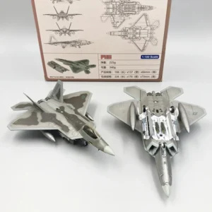 1/100 Scale Model Lockheed F-22 F22 Beast Mode Raptor USA Army Air Force Diecast Metal Plane Model Toy