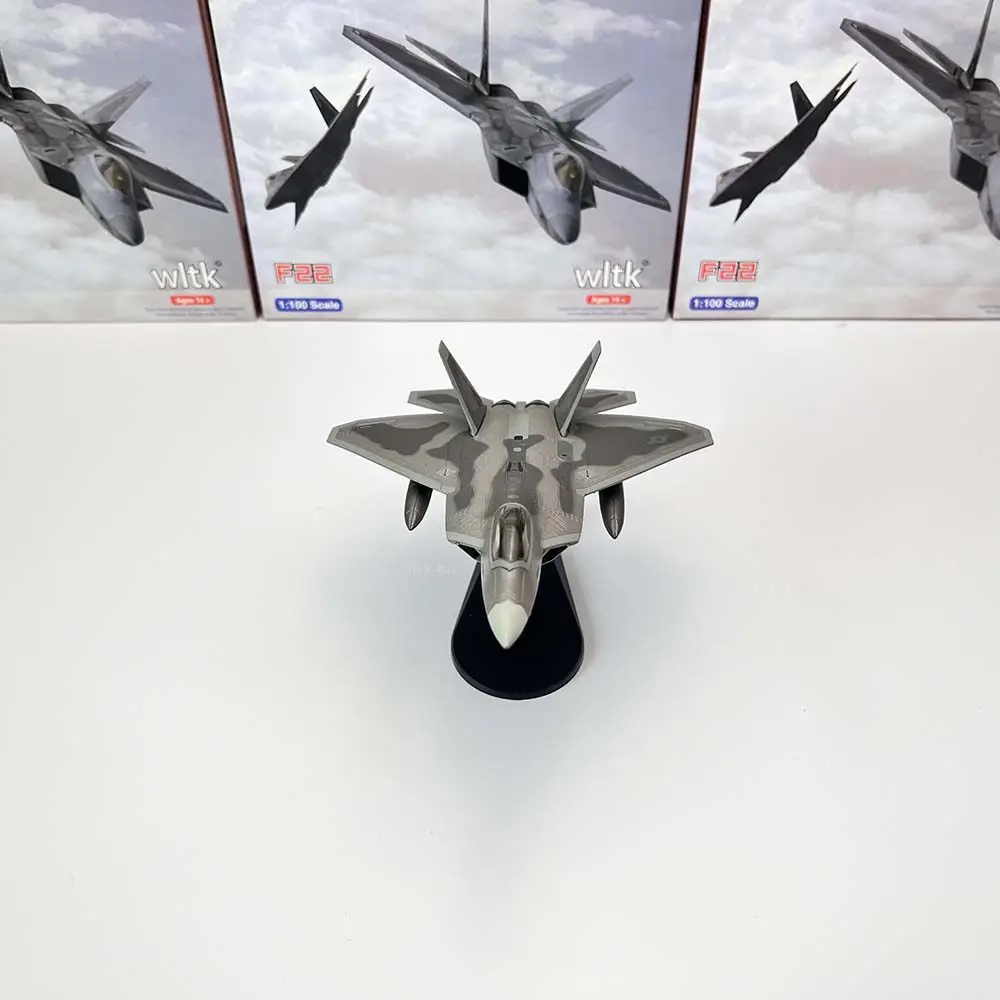 1/100 Usa F22 F-22 F-22 Stealth Fighter Aircraft Alloy Model Simulation