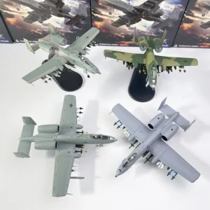 1/100 United States A-10 Thunderbolt Ii Attack Aircraft A10 Tiger Shark Squadron Alloy Aircraft Model Collection
