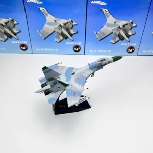1/100 Soviet Union Su27 Barents Sea 27 Fighter Simulation Alloy Static Aircraft Model - 图片 3