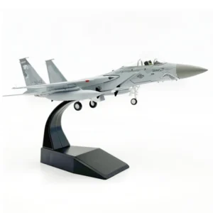Diecast 1/100 F-15C F15 F15C Eagle Shark Fighter Simulation Alloy Finished Aircraft Model Collection Toy - 图片 2