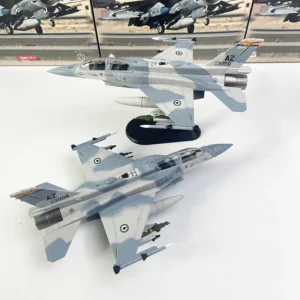 1/72 Scale Desert Falcon Camouflage Alloy F16F Fighter Jet Model Collectible Display