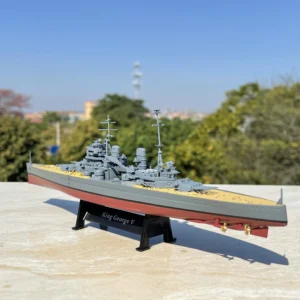 1:1000 model of King George V's alloy battleship of the United Kingdom - 图片 6