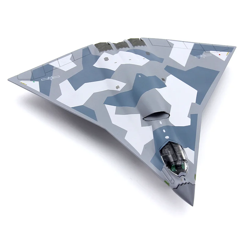 1/144 Diecast China Metal J36 J-36 Metal Plane Aircraft UAV Model Toy