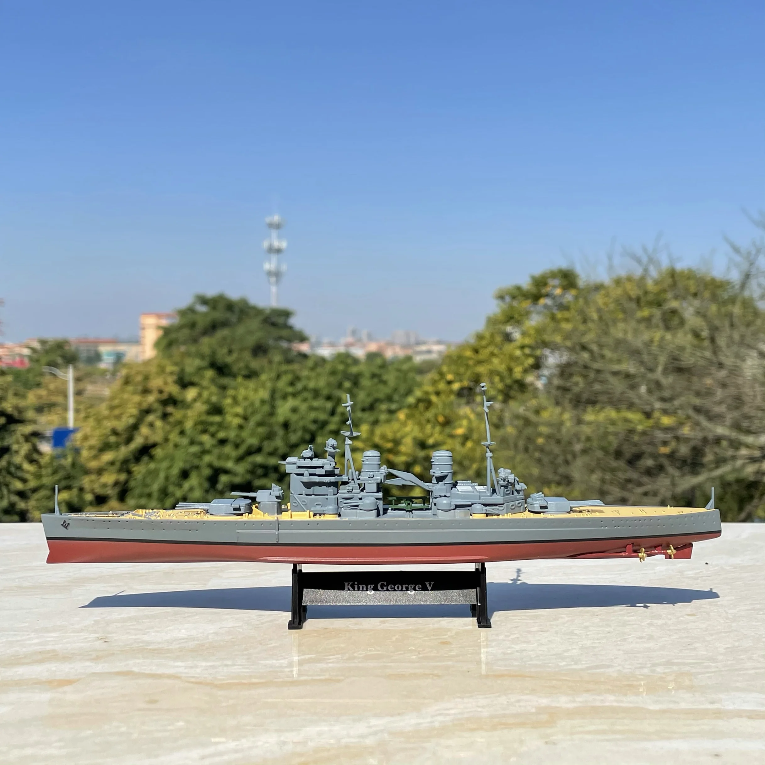 1:1000 model of King George V's alloy battleship of the United Kingdom - 图片 5