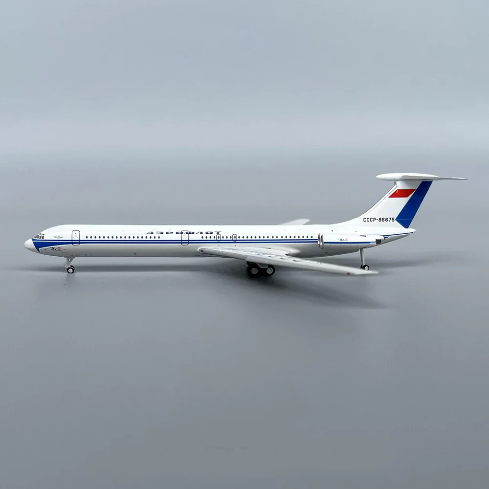 1:400 Scale Ilyushin IL-62M IL62 PH12005 Aeroflot CCCP-86675 Planes Model Airplane Alloy Aircraft Plane Model Collection