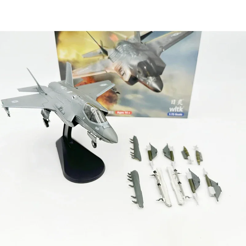 Diecast Alloy 1/72 Air Force F35 F-35I F-35 116th Southern Lion Fighter Aircraft Airplane Plane Model For Collection