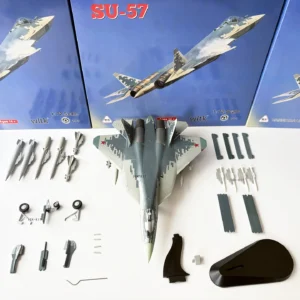 1/72 Scale Diecast SU57 Stealth Fighter Model Detailed Alloy Russian Aircraft Collectible