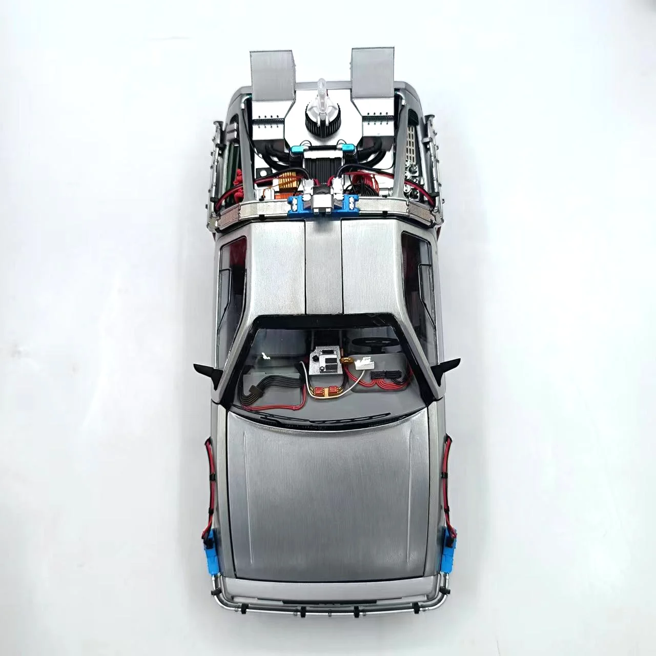 1/18 Collection DeLorean DMC-12 Back to the Future Simulation Diecast Alloy Car Model Vehicle Toy traffic fans kids gift - 图片 3