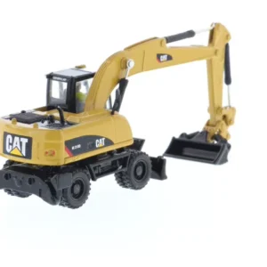 DM 1:87 CAT M318D Caterpillar Wheel Excavator Alloy Forklift Model Simulation Engineering Vehicle 85177 - 图片 4