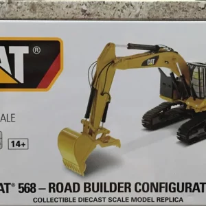 DM 1:50 CATERPILLAR 568GF Caterpillar Excavator Alloy Engineering Vehicle Model 85923 - 图片 4