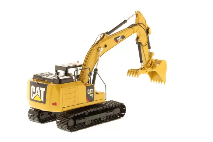 DM 1:50 CAT 323F L Caterpillar Excavator Hydraulic Excavator Alloy Engineering Vehicle Model 85924C