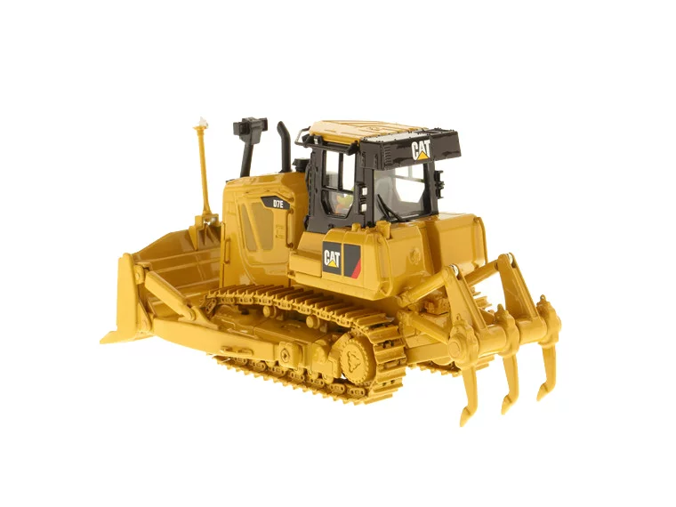 DM CAT D7E Caterpillar bulldozer engineering vehicle alloy forklift model simulation toy 1??50 85224C