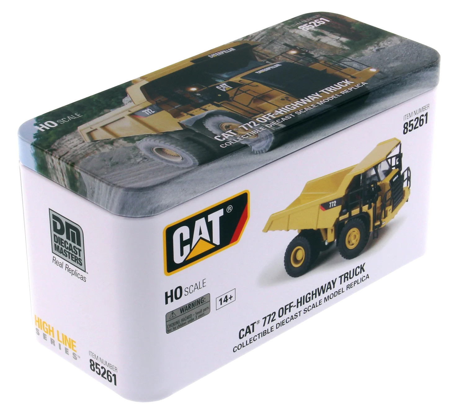 DM Caterpillar CAT 772 Mine Dump Truck Alloy Dump Truck Engineering Vehicle Model 1:87 85261 - 图片 5