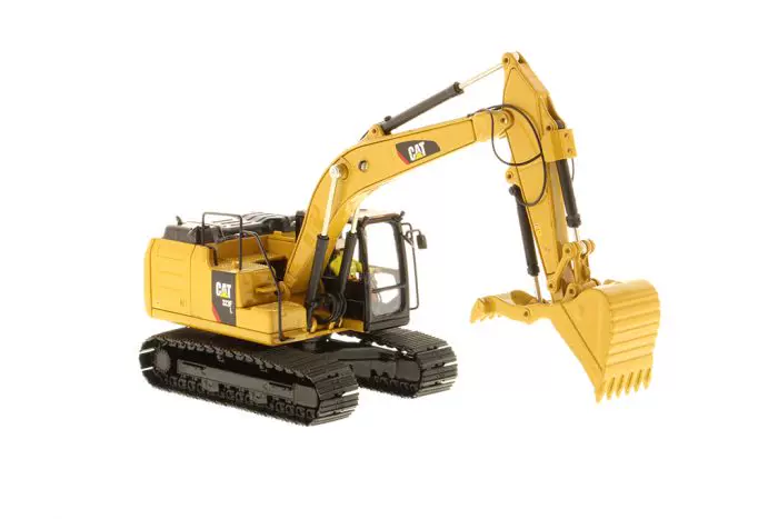DM 1:50 CAT 323F L Caterpillar Excavator Hydraulic Excavator Alloy Engineering Vehicle Model 85924C