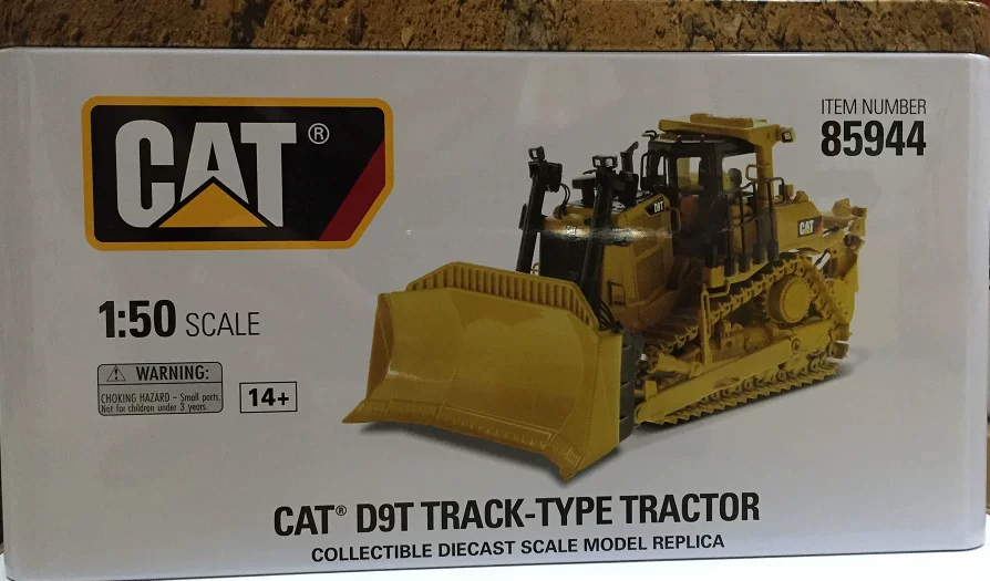 DM CAT D9T Caterpillar bulldozer alloy construction truck forklift model simulation toy 1??50 85944