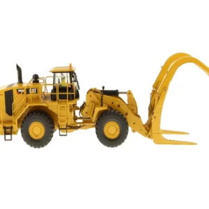 DM 1:50 CAT 988K Caterpillar Wood Handler Model Alloy Engineering Vehicle Model 85917 - 图片 2