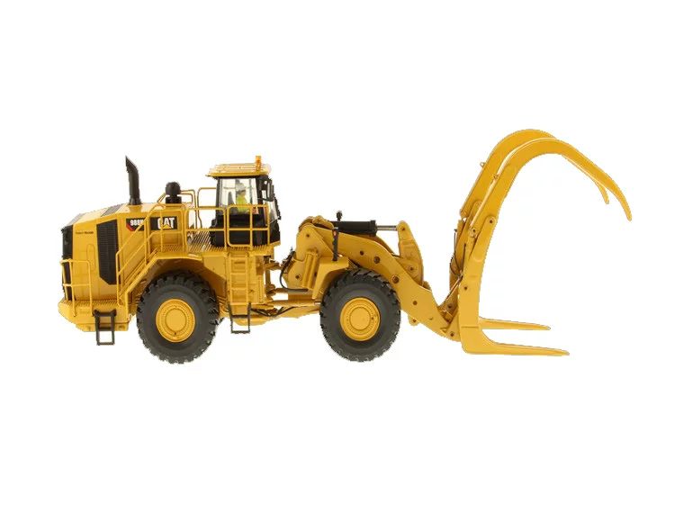 DM 1:50 CAT 988K Caterpillar Wood Handler Model Alloy Engineering Vehicle Model 85917