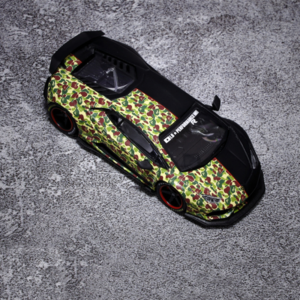 1:64 Scale Lamborghini Huracan LP610 Liberty Walk Car Model Shark Edition - 图片 2