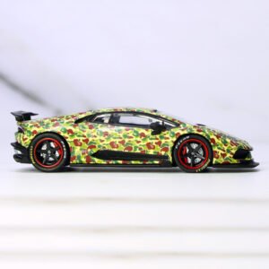 1:64 Scale Lamborghini Huracan LP610 Liberty Walk Car Model Shark Edition - 图片 5