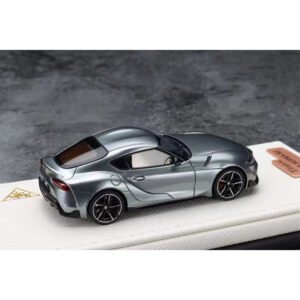 Make Up 1:64 TOYOTA GR SUPRA RZ 2019 Gray Resin Car Model Gift - 图片 1