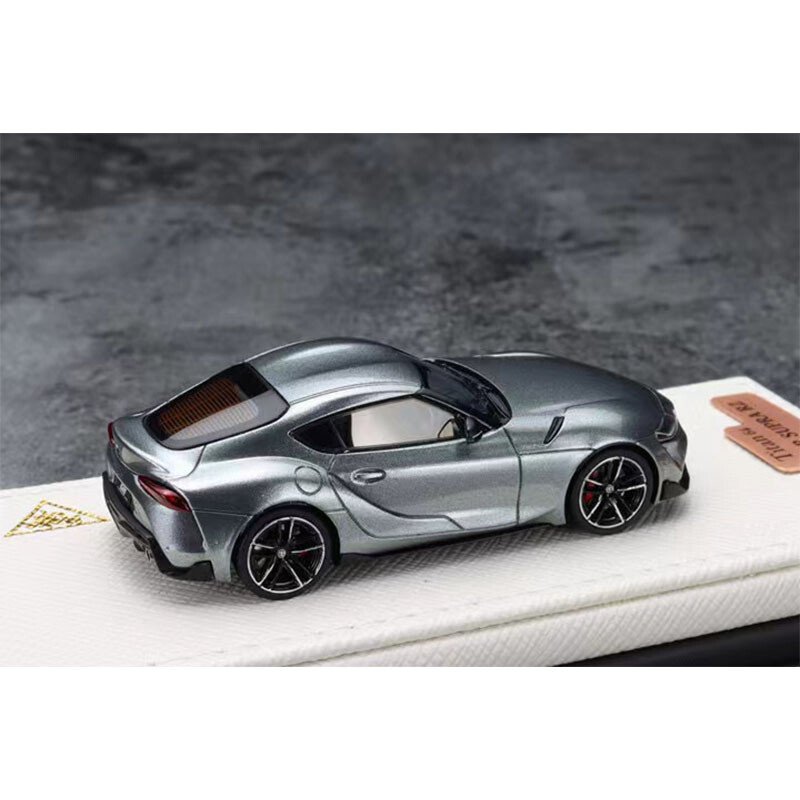 Make Up 1:64 TOYOTA GR SUPRA RZ 2019 Gray Resin Car Model Gift